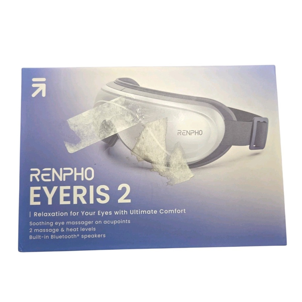 Renpho Eyeris 2 Eye Massager with Heat for Migraines Ice Head Wrap Migraine